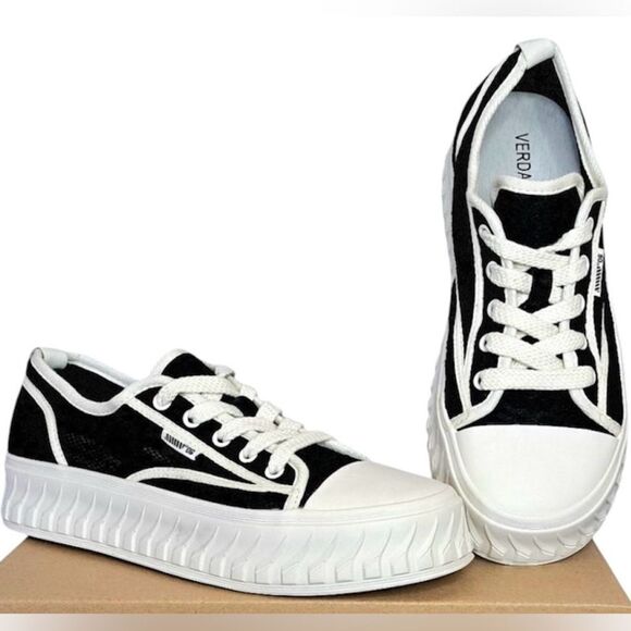 Steve Madden Verdasco black sneakers - 8 - NWOB - Picture 1 of 9